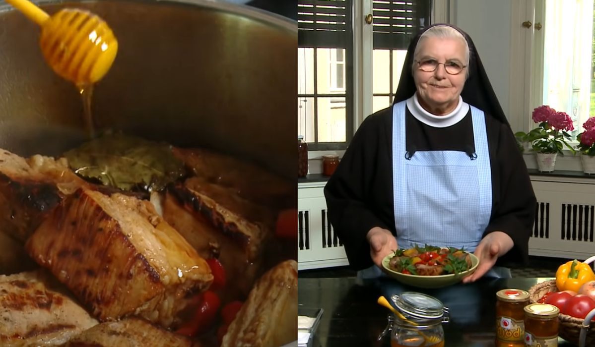 Boska kuchnia siostry Anieli, która gotowała papieżowi. Pokazuje, jak zrobić genialne żeberka