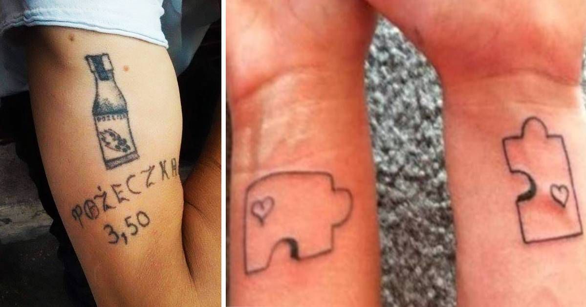 36 nieudanych tatuaży, których ludzie żałowali zaraz po wyjściu od tatuażysty
