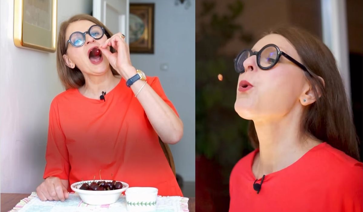 Ekspertka pokazuje, jak należy jeść czereśnie. "Nawet na wakacjach nie wypada"