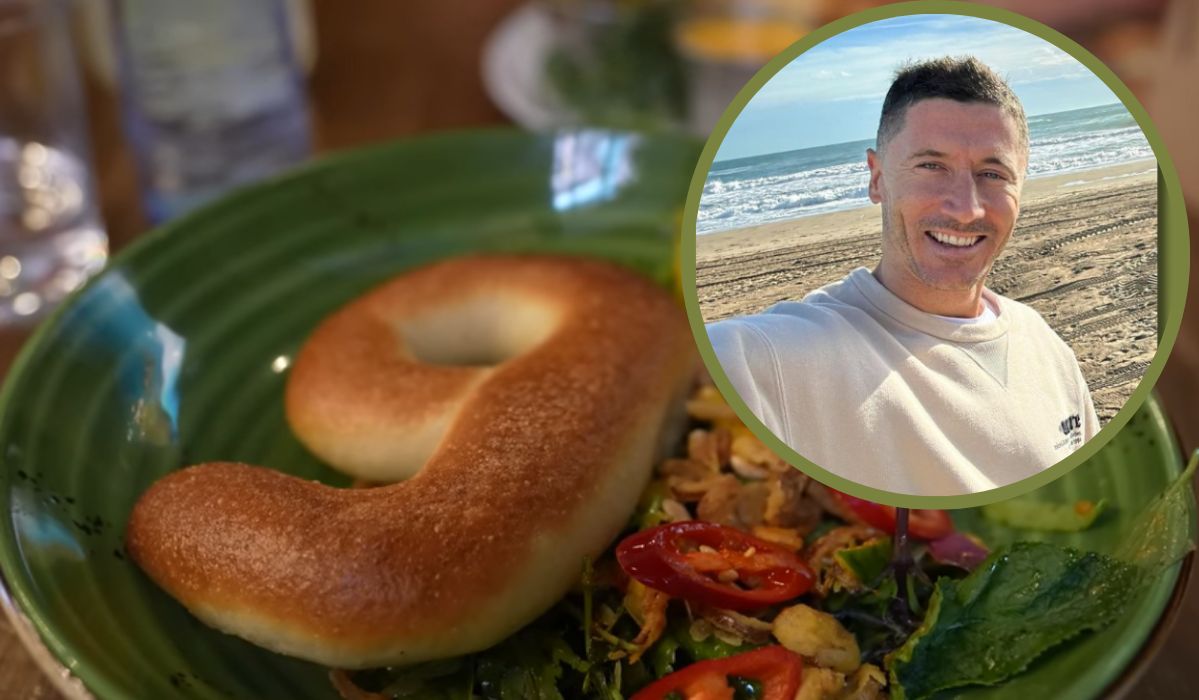 Restauracja Roberta Lewandowskiego serwuje tańsze obiady niż w barach mlecznych? - Pyszności; Fot. YouTube: Maciej je/Instagram: Robert Lewandowski (screenshot)