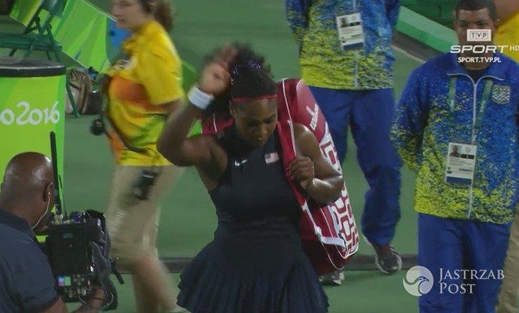 Załamana Serena Williams po odpadnięciu z Igrzysk