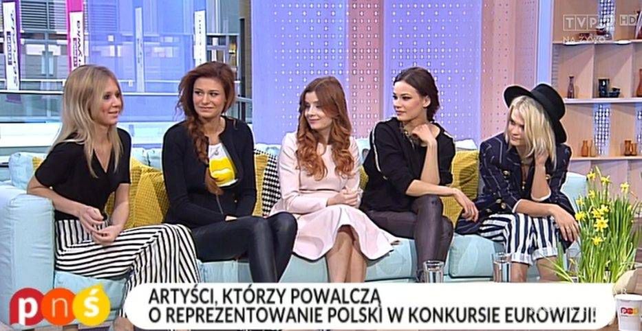 Uczestniczki preselekcji do Eurowizji 2016 (screen z tvp.pl)