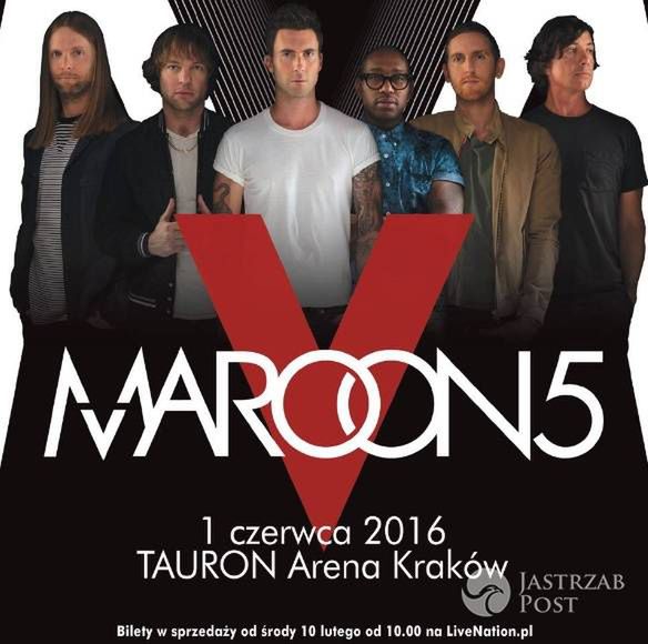Maroon 5 dadzą koncert w Polsce. Ceny biletów już od 199 złotych