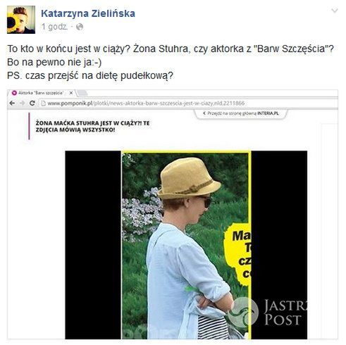 Kasia Zielińska o plotkach na temat ciąży
