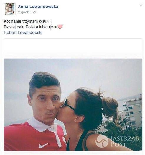 Anna Lewandowska kibicuje swojemu mężowi przed meczem z Irlandią Północną