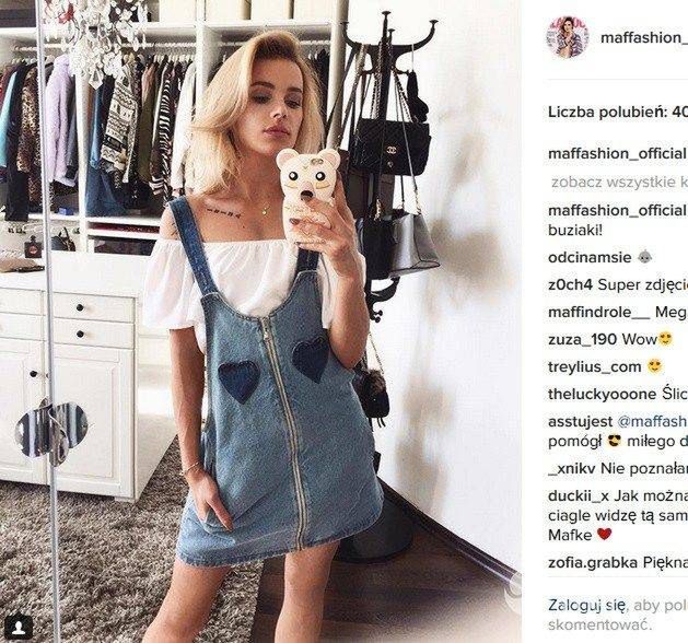 Maffashion po powiększeniu ust