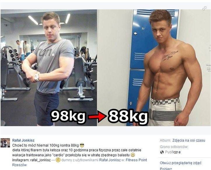 Rafał Jonkisz ważył kiedyś prawie 100 kilogramów