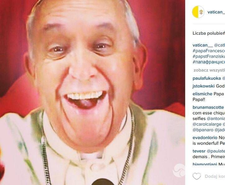 Pierwsze selfie Papieża Franciszka?