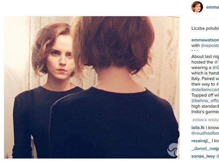 Emma Watson ścięła włosy