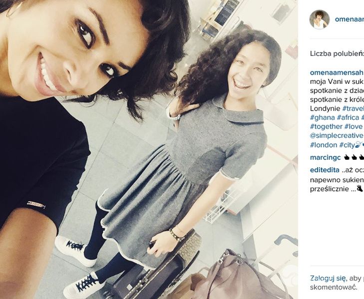 Omenaa Mensah z córką / Instagram