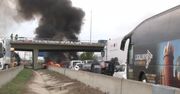 Zwolennicy niepodległej Katalonii trzeci dzień blokują autostradę między Francją a Hiszpanią