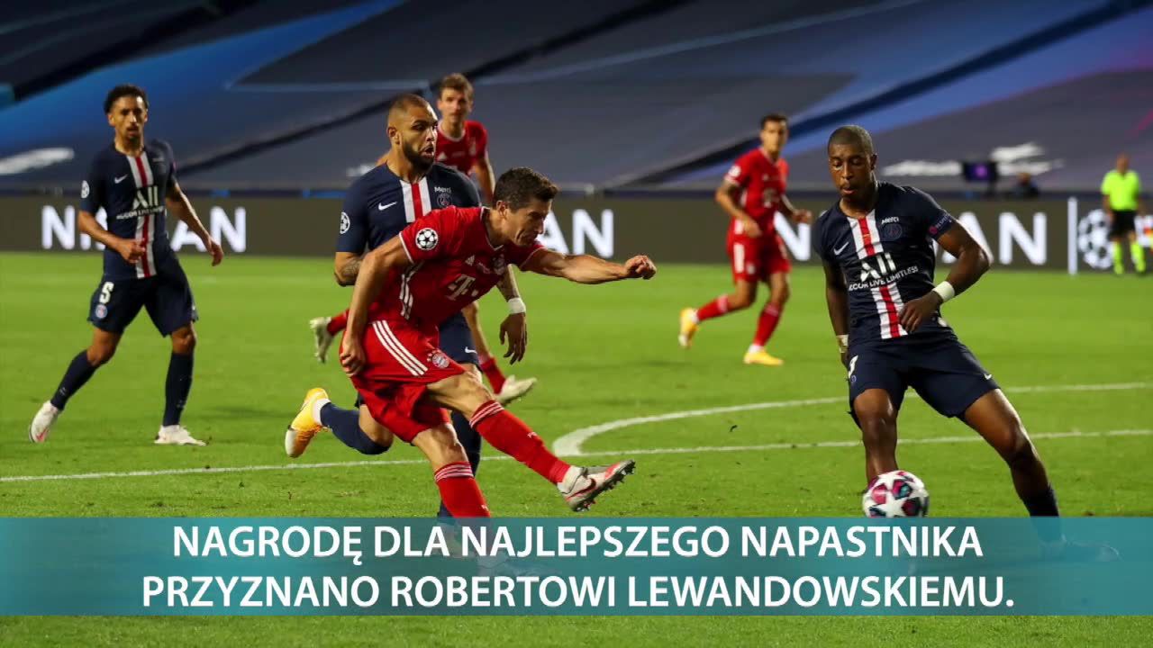 Robert Lewandowski został uznany Piłkarzem Roku UEFA