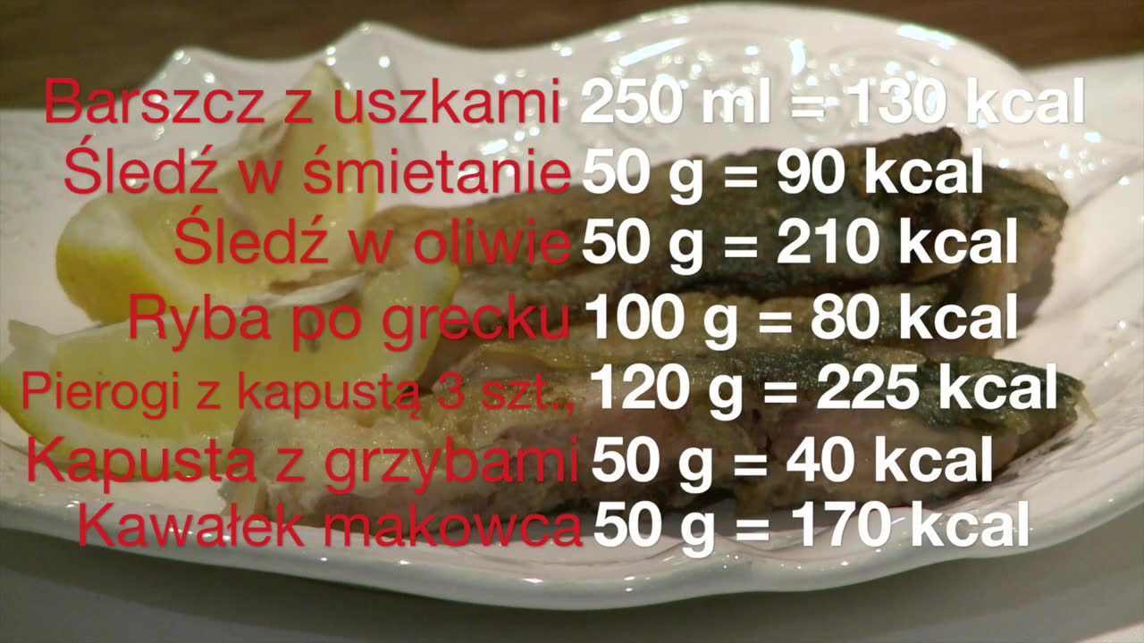 Wigilia na diecie. Ile kalorii mają świąteczne potrawy?