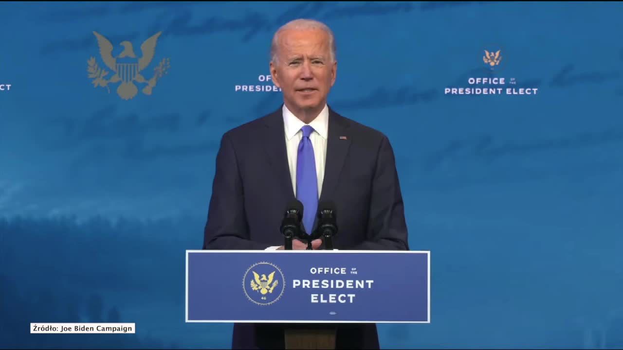 Joe Biden wybrany przez Kolegium Elektorów na prezydenta USA.