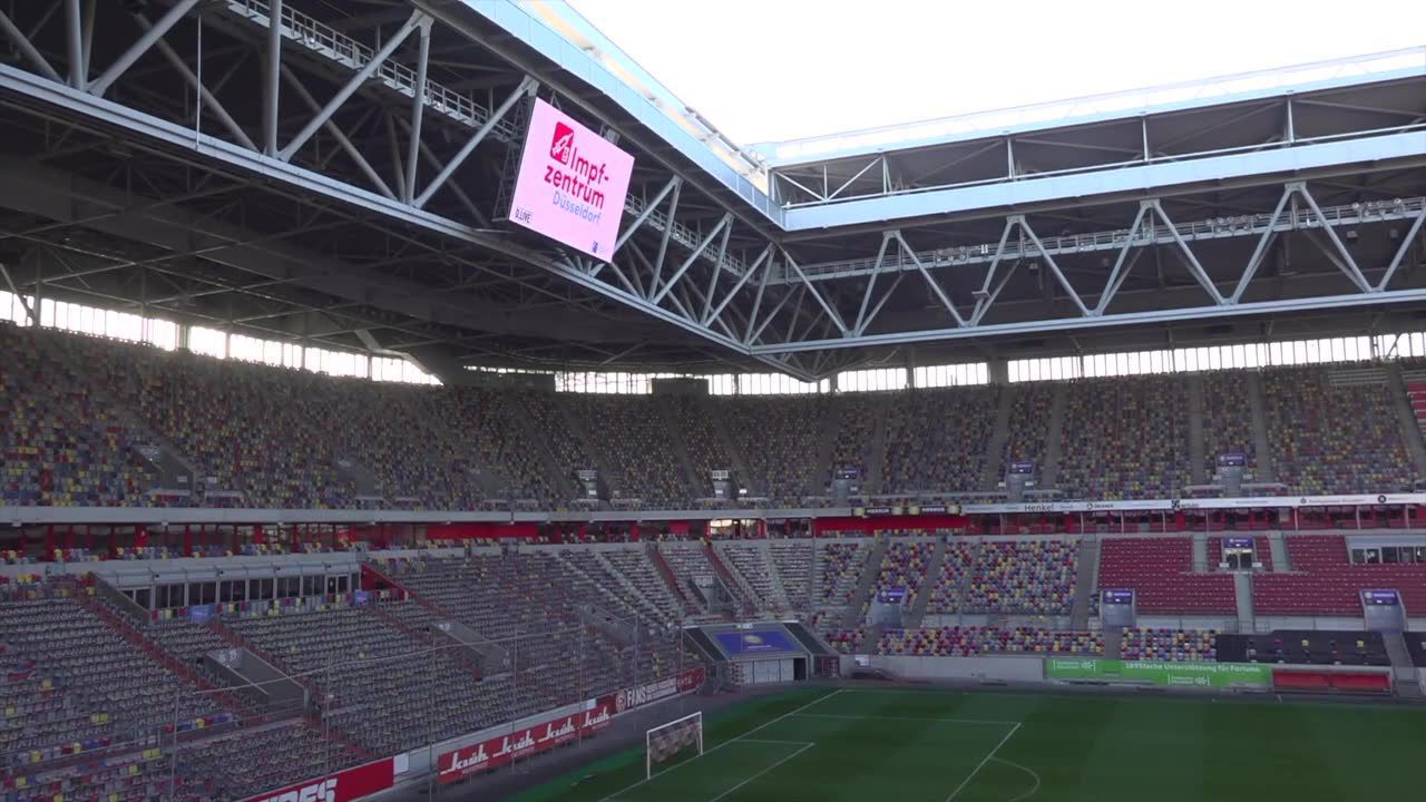 Stadion Fortuny Duesseldorf zmieni się w centrum szczepień na COVID-19.