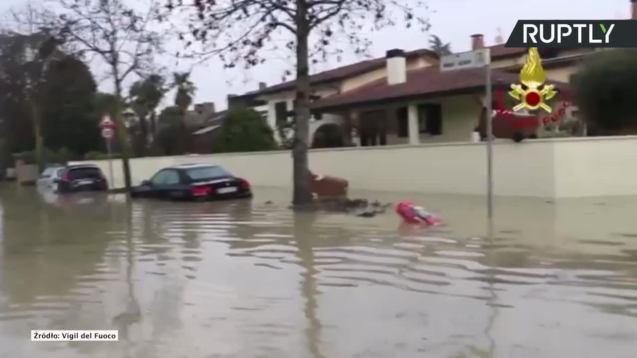 Powódź w północnych Włoszech. Największe opady deszczu od 30 lat