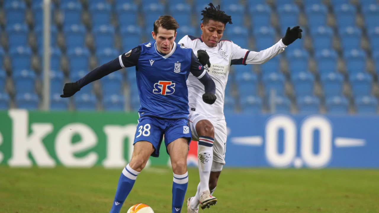 Porażka na pożegnanie Ligi Europy. Lech Poznań przegrał z Rangers FC 0:2