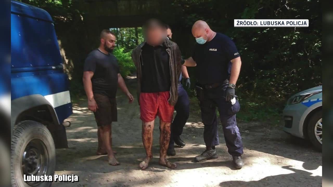 Przyroda zemściła się na wandalu. Mokradła udaremniły ucieczkę przed policją