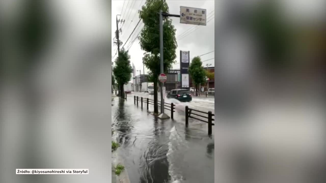 Tajfun Haishen nad Japonią. Zginęła jedna osoba, cztery zaginione