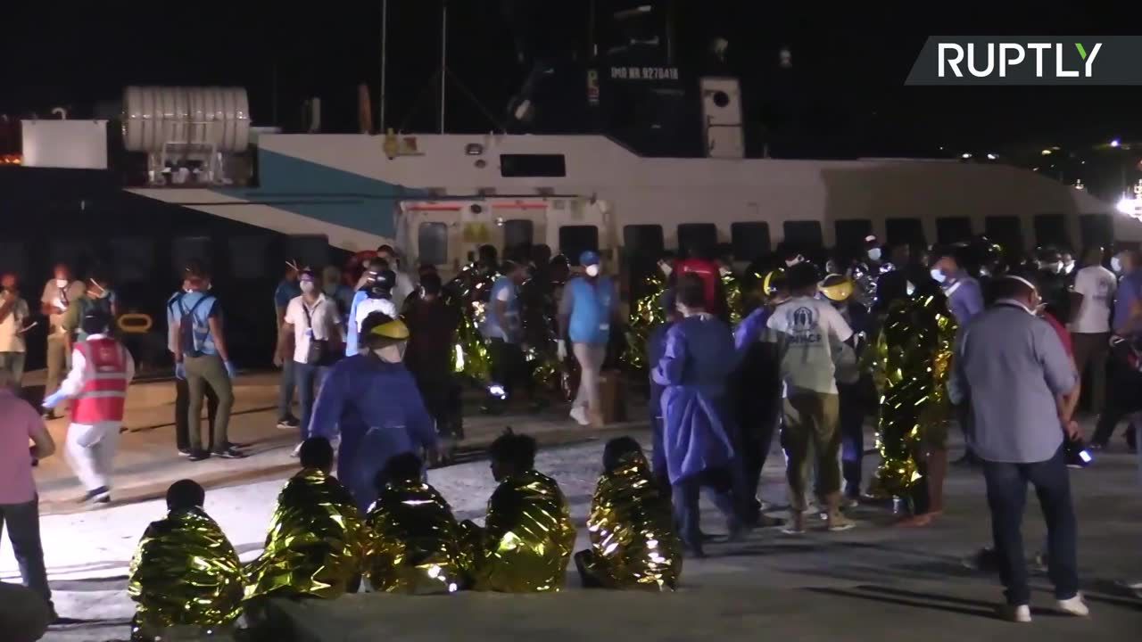 70 migrantów uratowanych na Morzu Śródziemnym. Przetransportowano ich na Lampedusę