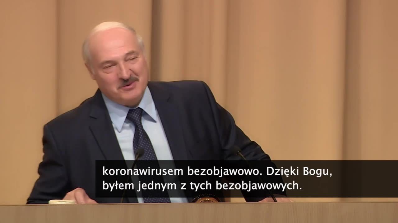 A. Łukaszenka: Przebyłem koronawirusa na nogach. To było bezobjawowe