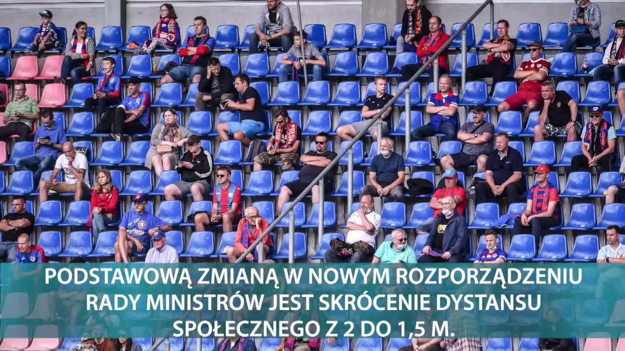 Rząd łagodzi obostrzenia. Od 21 lipca na stadiony wejdzie więcej kibiców