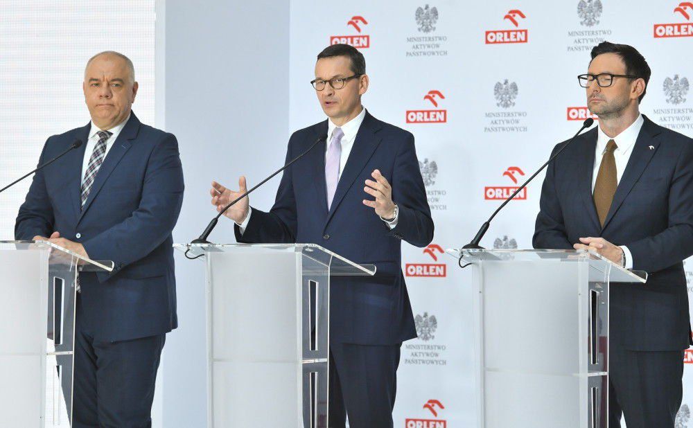 Morawiecki: przejęcie PKN Orlen to przełomowy proces dla konkurencyjności polskiej gospodarki