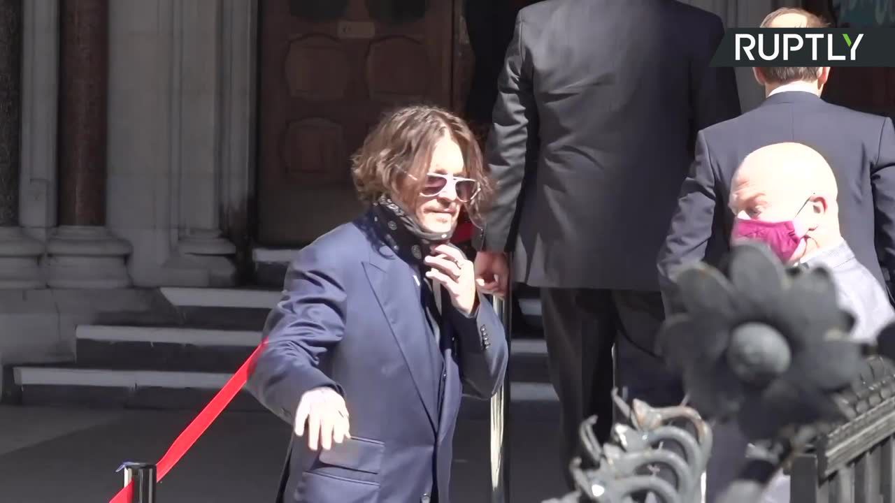 Johnny Depp i Amber Heard w sądzie w Londynie. Ruszył proces aktora przeciwko tabloidowi