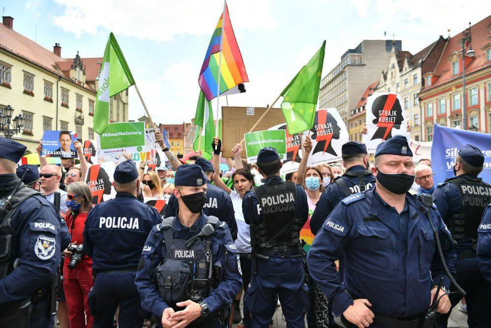 Po wiecu wyborczym Dudy we Wrocławiu będą wnioski o ukaranie organizatorów dwóch zgromadzeń