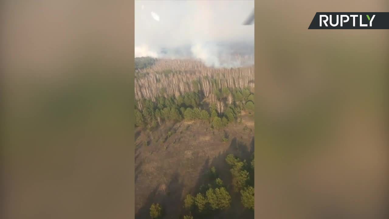 Pożar w Czarnobylu przybiera na sile. Ogień dotarł do miasta Prypeć i zbliża się do sarkofagu nad dawną elektrownią atomową