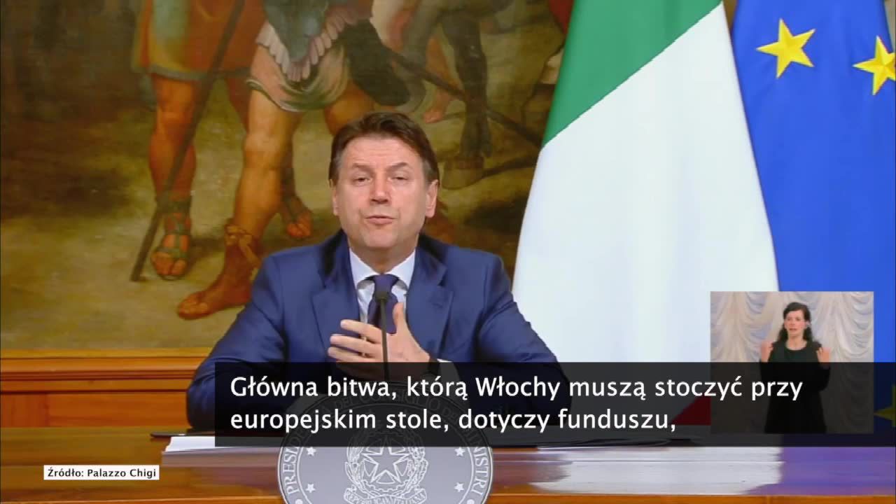 Premier Włoch przedłuża kwarantannę. Postuluje euroobligacje, aby podźwignąć gospodarkę