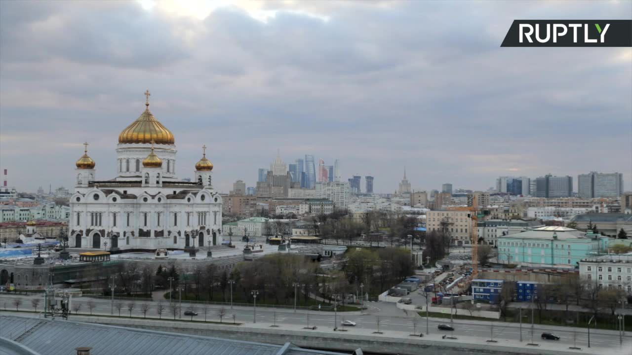 Moskwa, która słynie z ogromnych korków, zmieniła się nie do poznania w czasie pandemii.