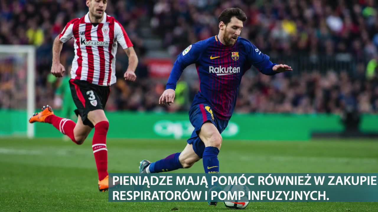 Leo Messi przeznaczy pół miliona euro na wsparcie szpitali w ramach akcji