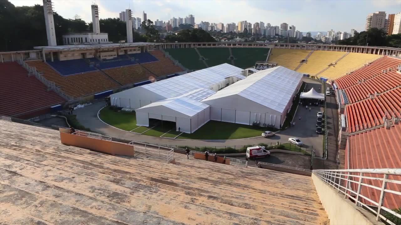 Stadion Corinthians przekształcony w szpital. Brazylia zmaga się z epidemią koronawirusa