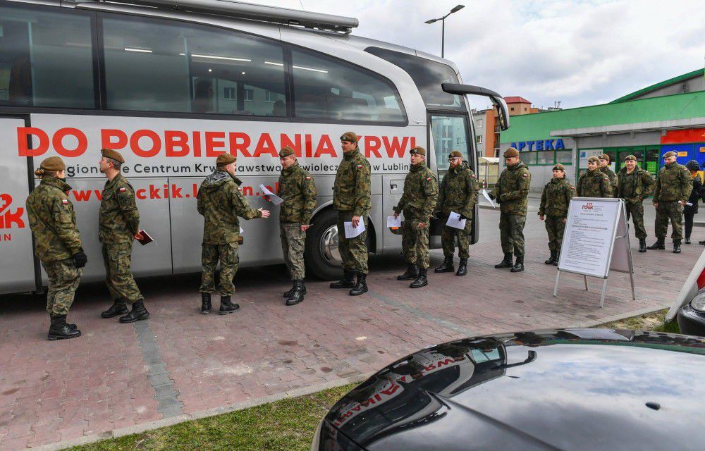 Prawie 95 litrów krwi oddali podchorążowie przez ostatnie 3 dni