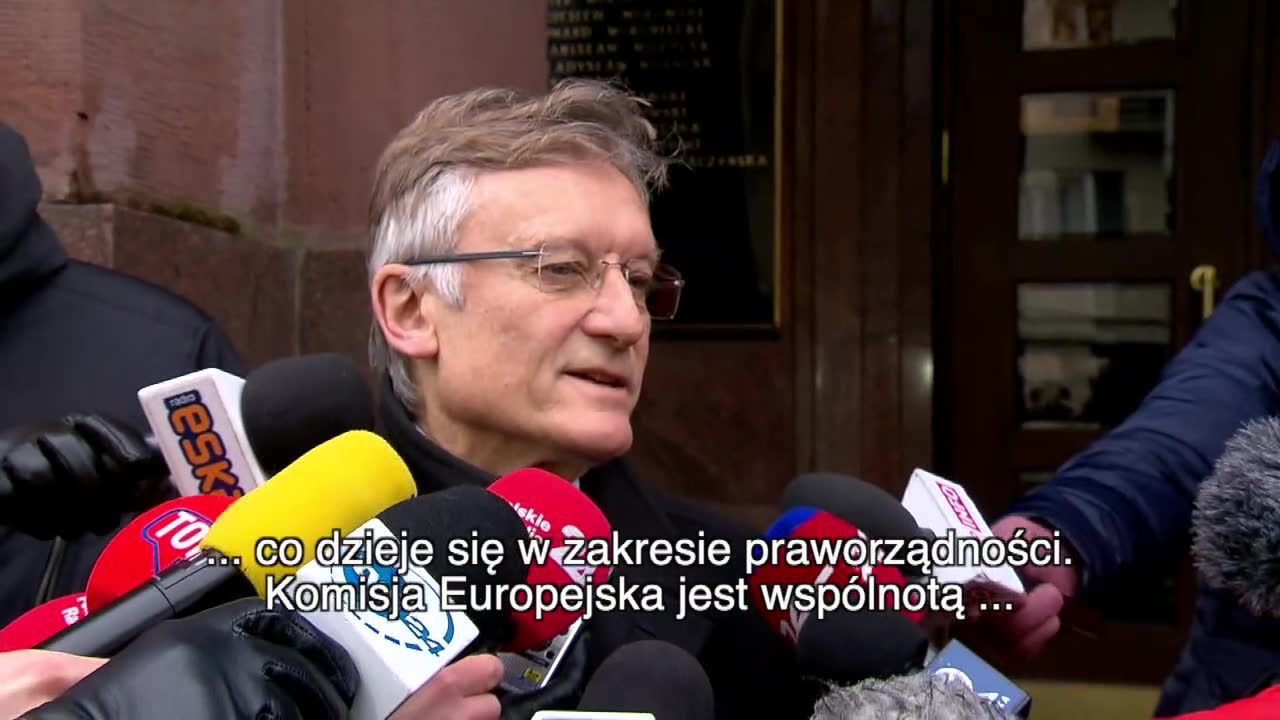 „Komisja Europejska nie może nie reagować na zagrożenia dla sędziów”. Przedstawiciel KE po rozmowie w MSZ