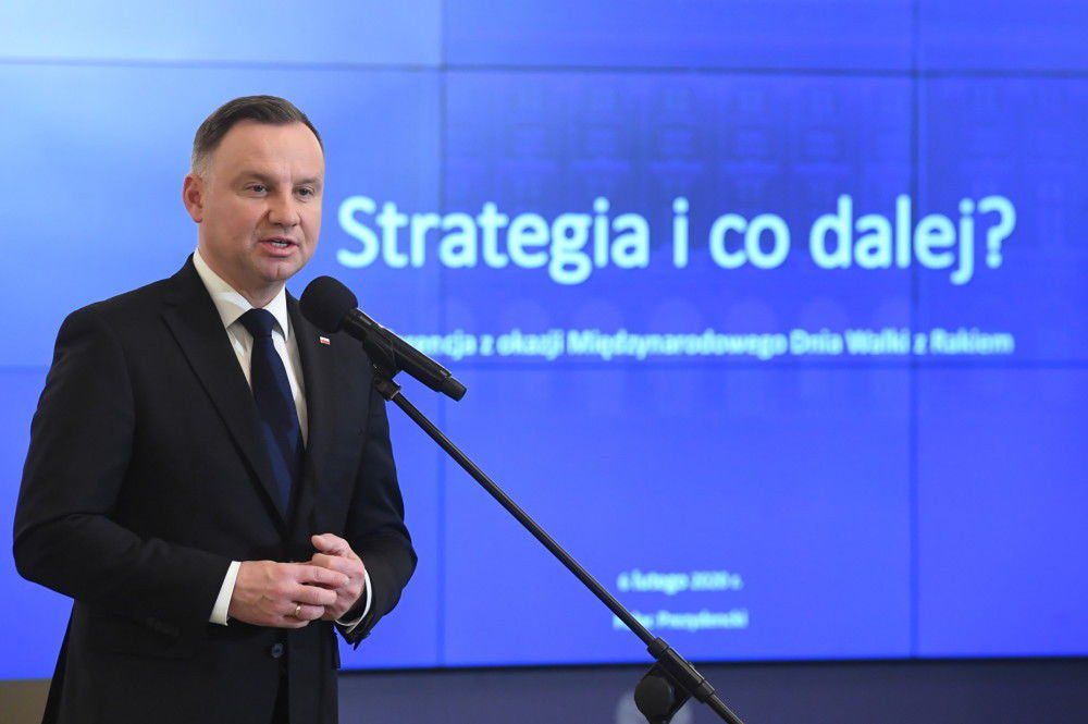 A.Duda: Narodowa Strategia Onkologiczna to przejaw odpowiedzialności za przyszłe pokolenia