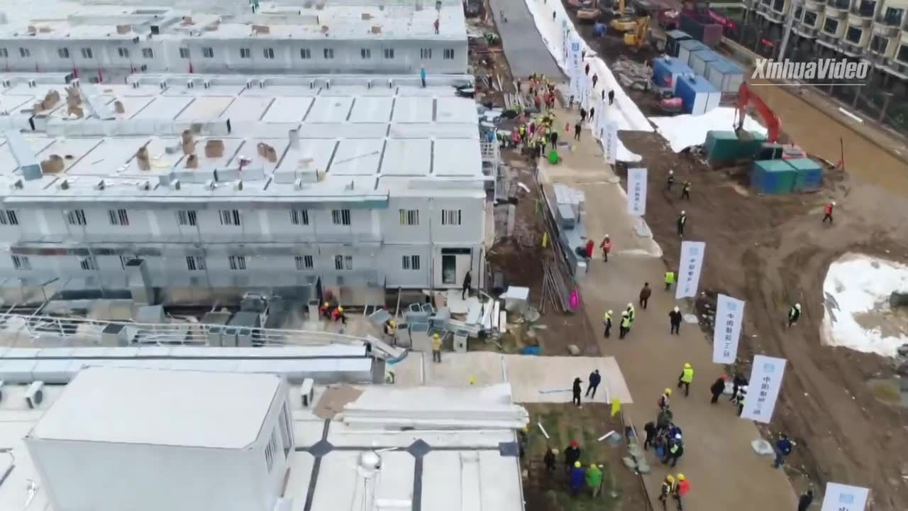 Zakończono budowę szpitala dla zakażonych koronawirusem w Wuhan. Trwała tydzień