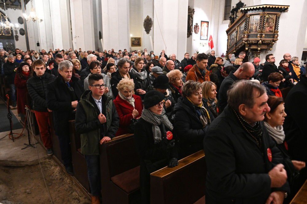 Msza św. w intencji zmarłego prezydenta Gdańska Pawła Adamowicza