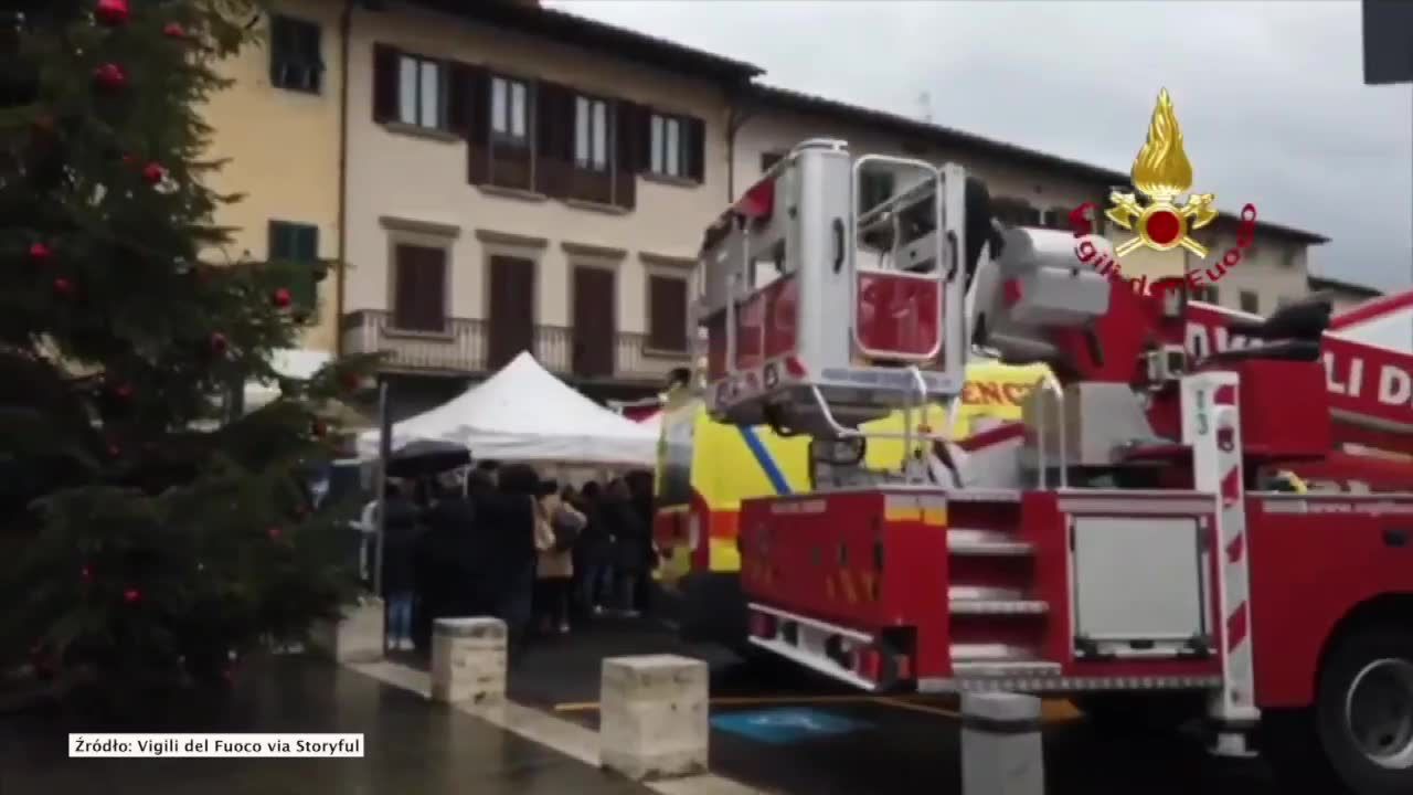 Panika po trzęsieniu ziemi w Toskanii. Wiele domów uszkodzonych