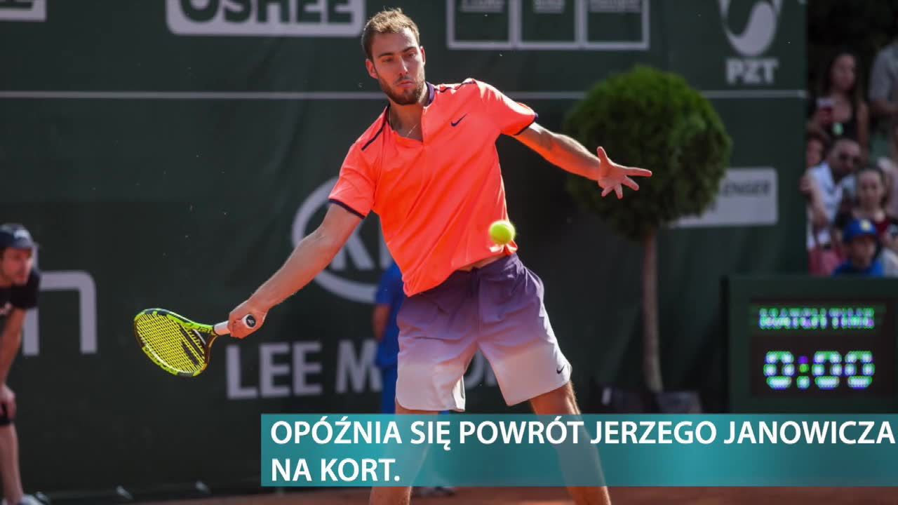 Opóźnia się powrót Jerzego Janowicza na kort. Tenisista poinformował, że nie weźmie udziału w eliminacjach Australian Open