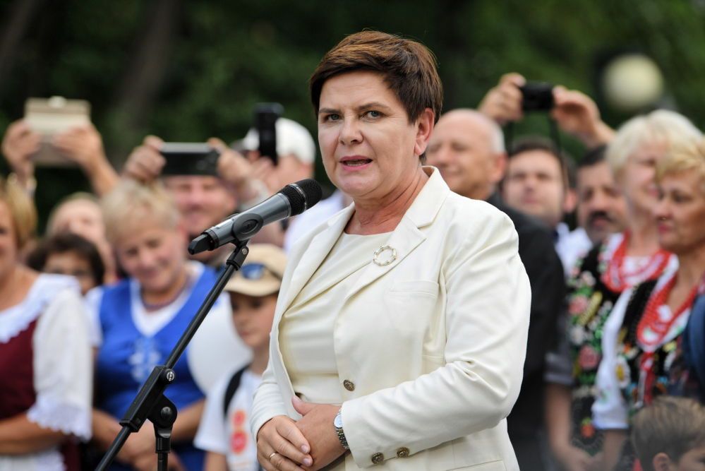 Kraków: kolizja z udziałem b. premier Beaty Szydło