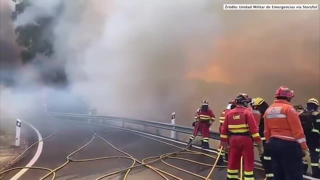 Na wyspie Gran Canaria błyskawicznie rozprzestrzenił się niekontrolowany pożar. Ogień zajął powierzchnię 3400 hektarów