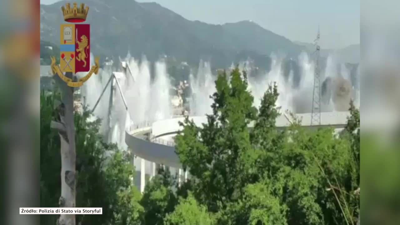 Rocznica zawalenia się wiaduktu w Genui. W katastrofie zginęły 43 osoby