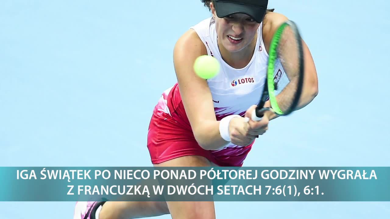 Iga Świątek w II rundzie turnieju WTA Premier 5 w Cincinnati. Polka pokonała w dwóch setach byłą czwartą rakietę świata