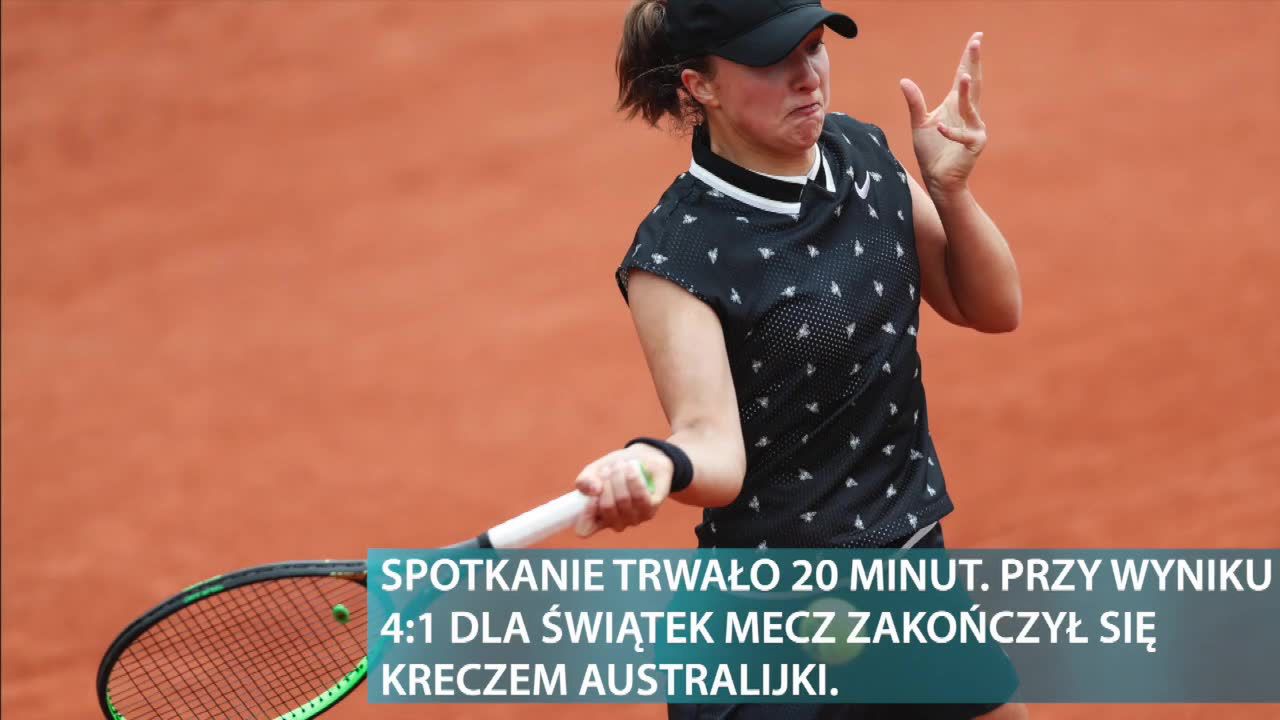 Iga Świątek awansowała do drugiej rundy turnieju w Toronto. Zmierzy się w niej z Karoliną Woźniacką