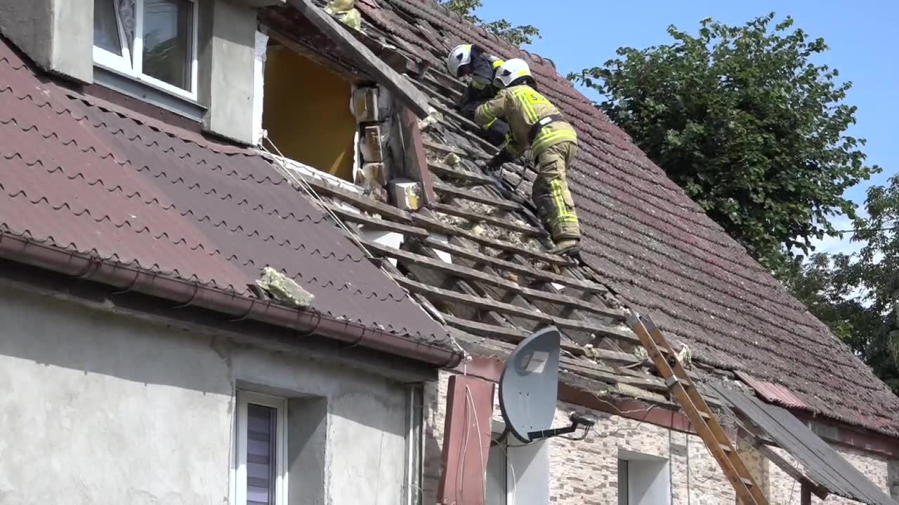 Wybuch gazu na Pomorzu. Dwie osoby zostały ranne