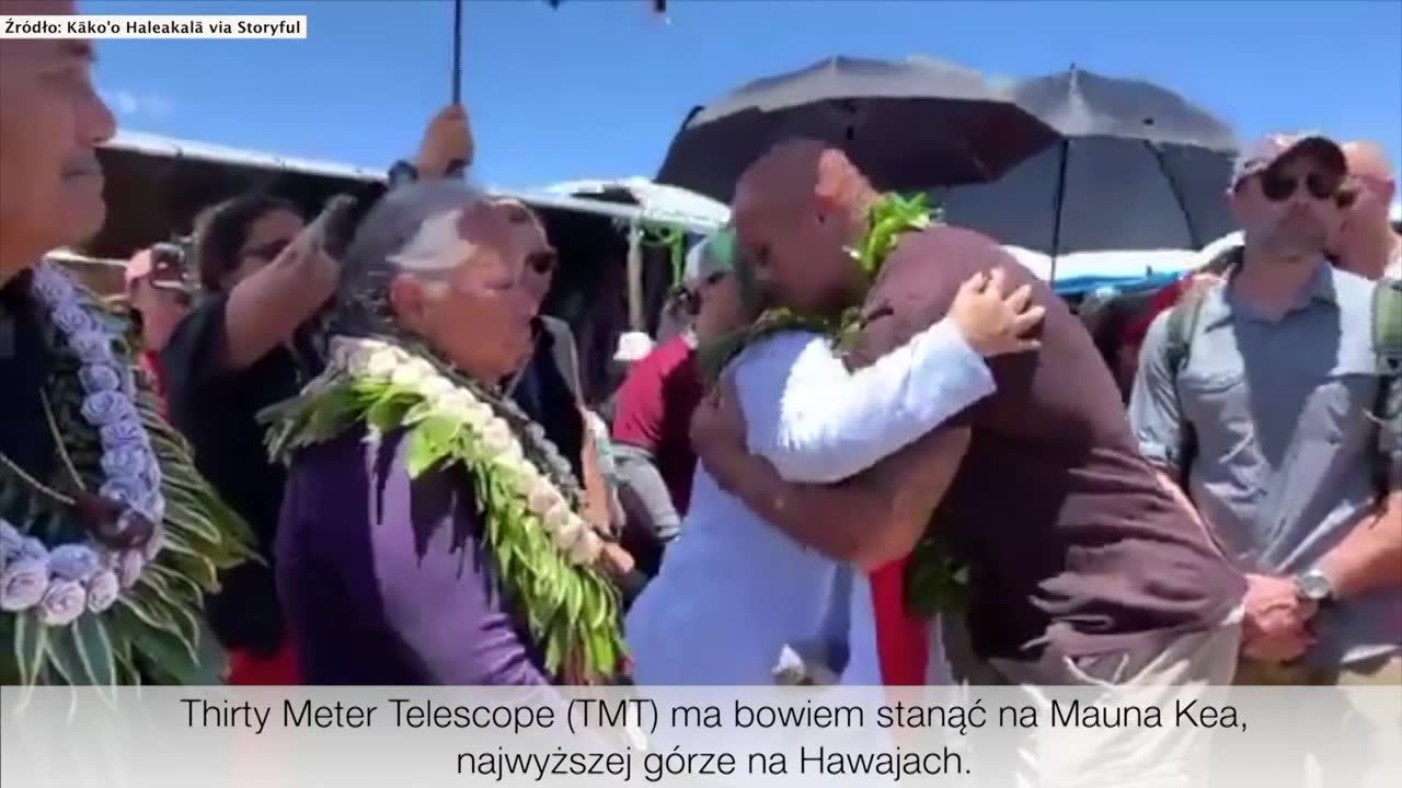 Dwayne Johnson dołączył do Hawajczyków w proteście przeciwko budowie jednego z największych teleskopów na Ziemi
