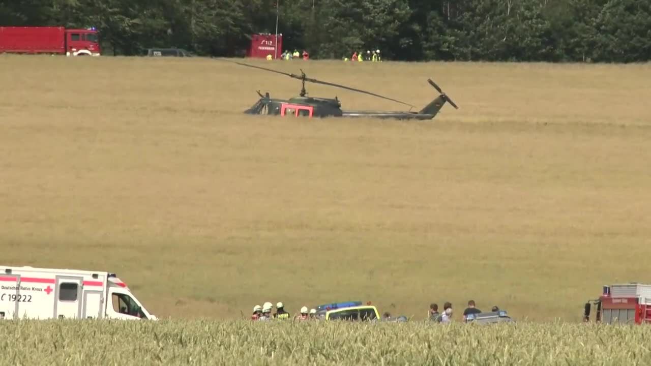 Katastrofa niemieckiego śmigłowca pod Hanowerem. Zginął jeden z pilotów