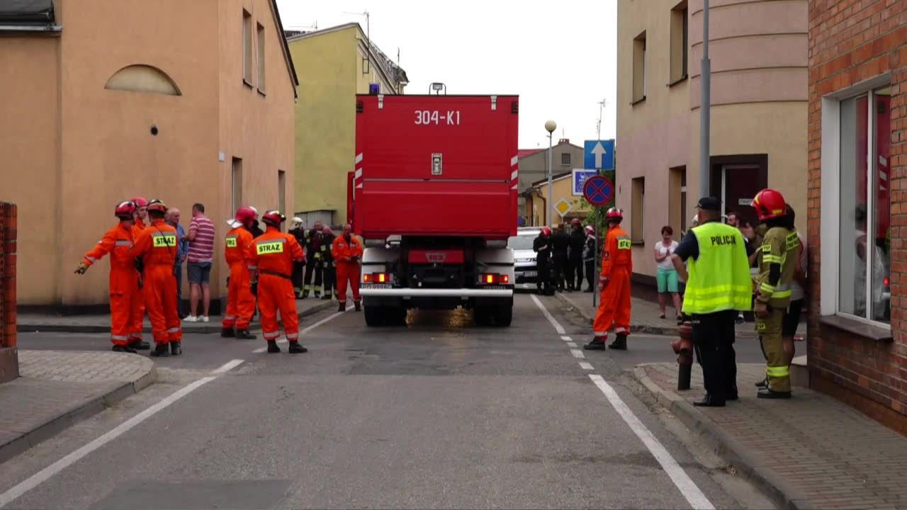 Cztery osoby, w tym dziecko, zostały ranne po wybuchu butli z gazem w Zagórowie